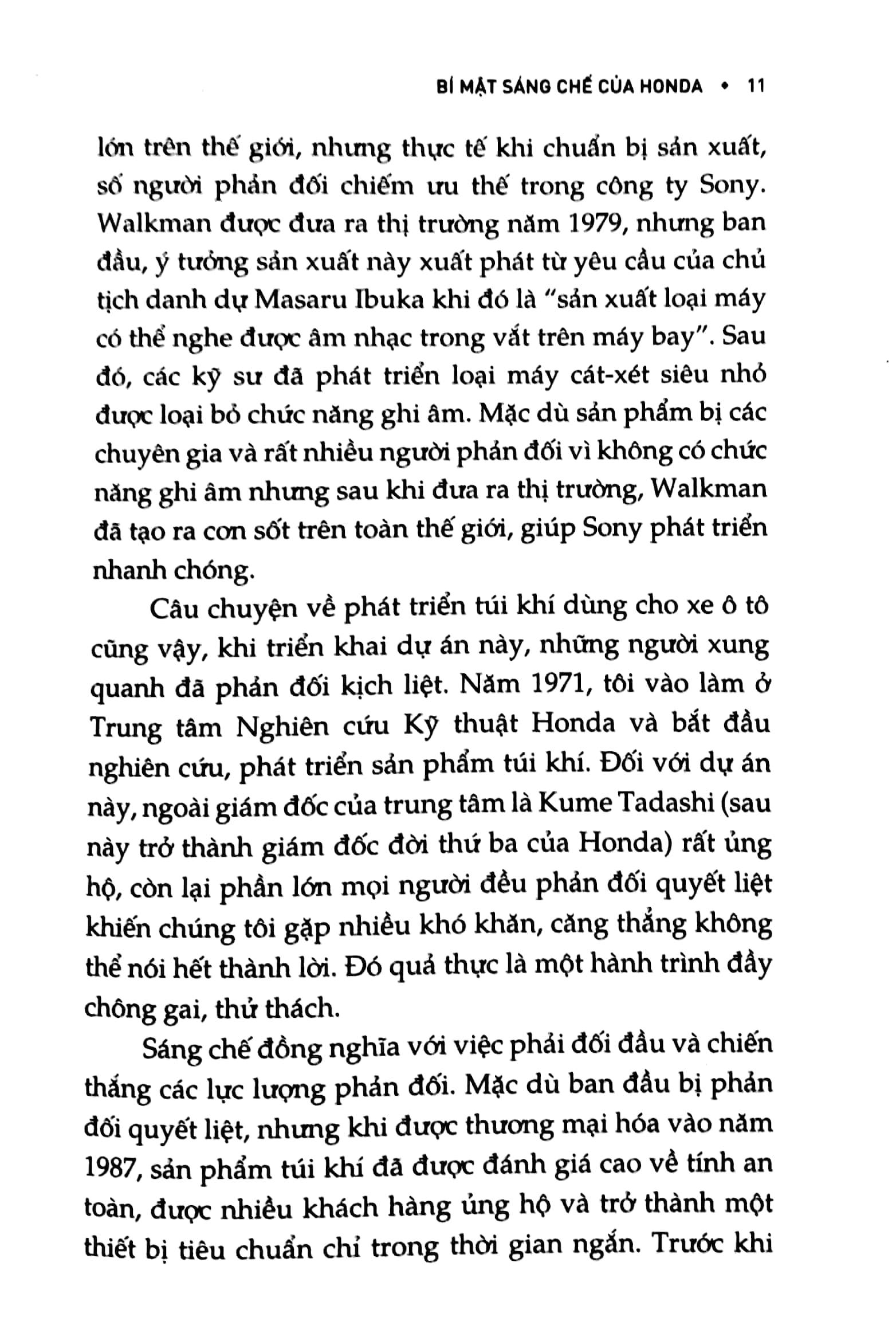 bí mật sáng chế honda