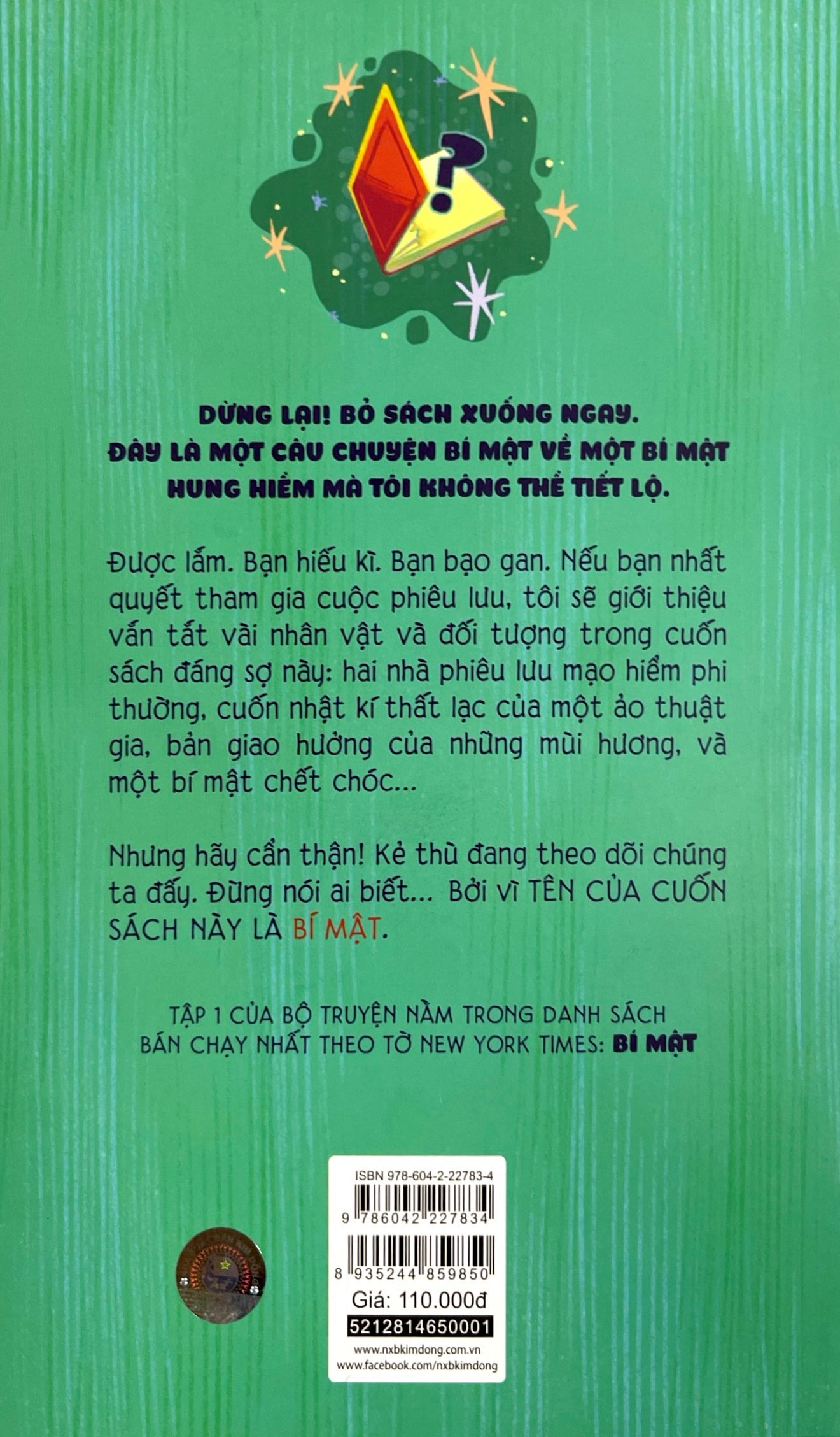 bí mật - tập 1 - tên của cuốn sách này là bí mật