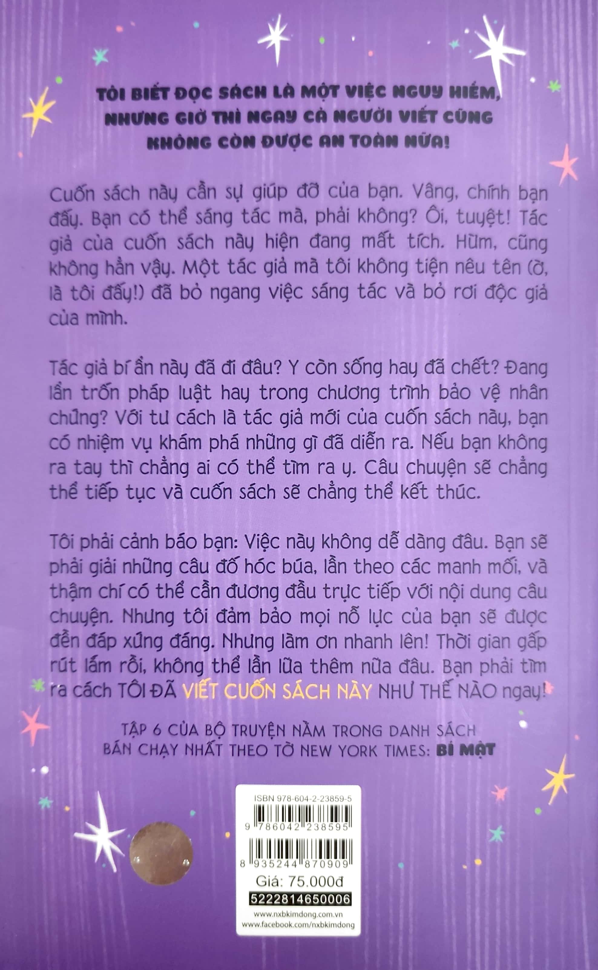 bí mật - tập 6 - tôi đã viết cuốn sách này như thế nào