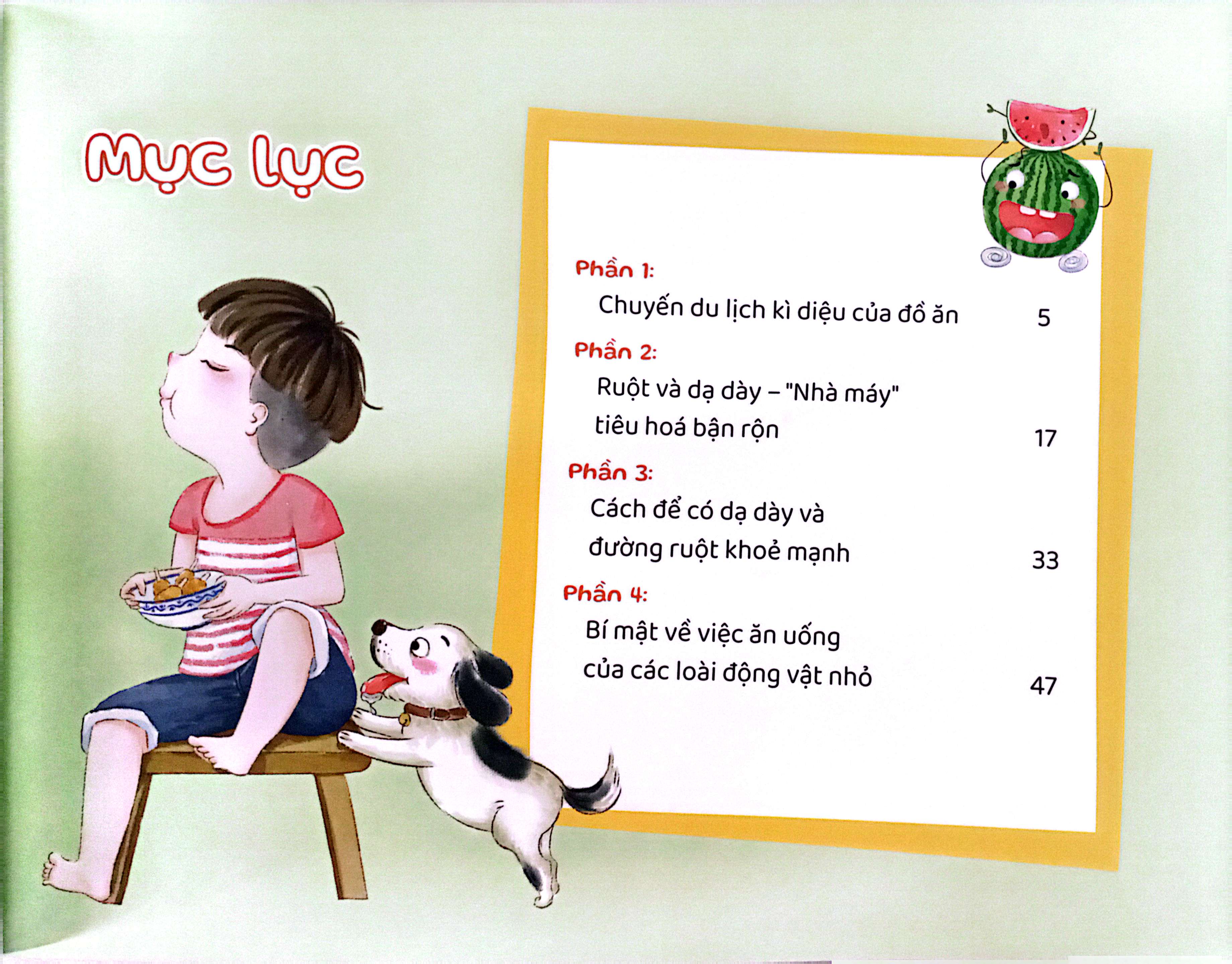 bí mật về cơ thể chúng mình - hệ tiêu hóa khỏe mạnh