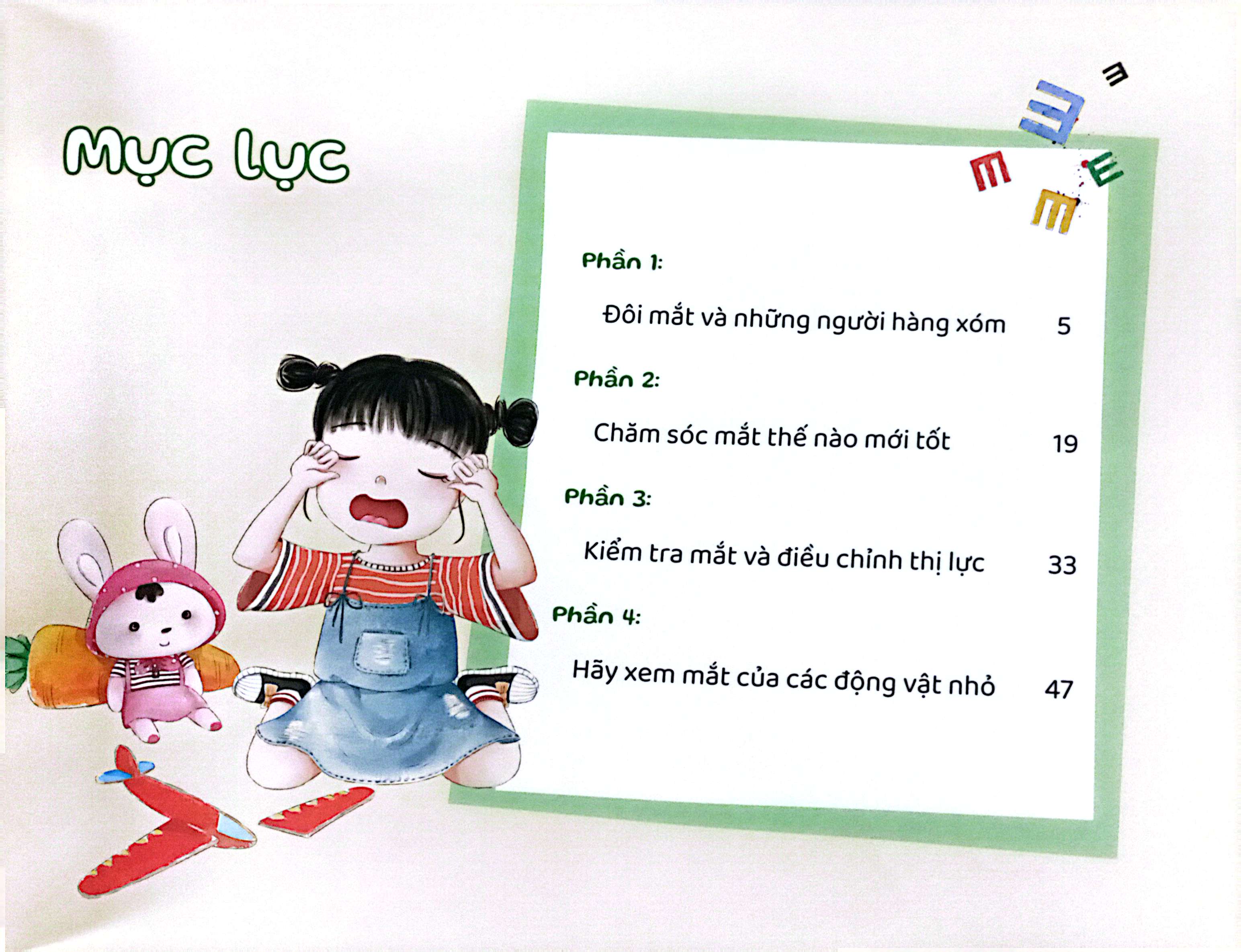 bí mật về cơ thể chúng mình - mắt sáng tinh nhanh