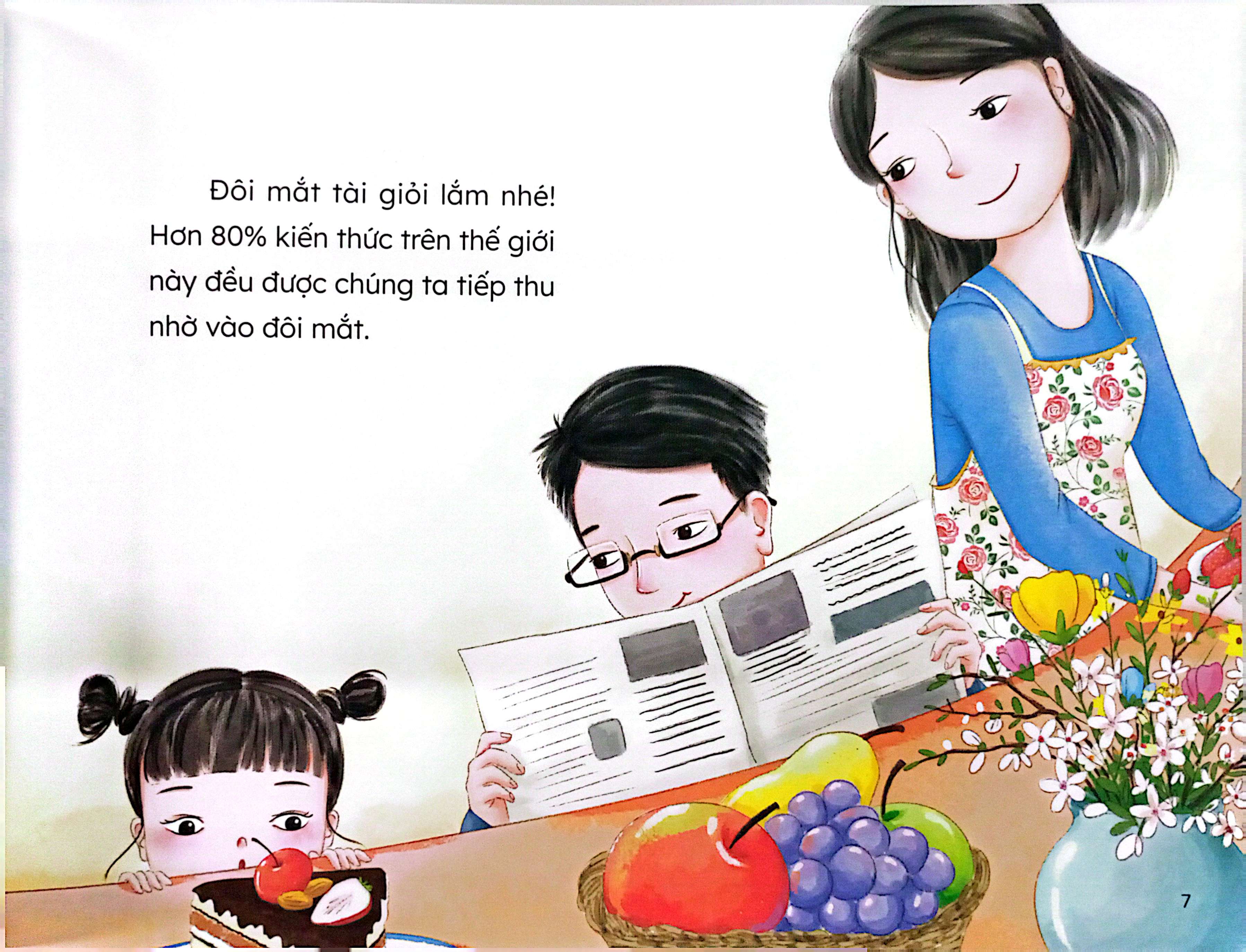 bí mật về cơ thể chúng mình - mắt sáng tinh nhanh