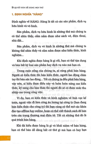 bí quyết bán dễ dàng mọi thứ