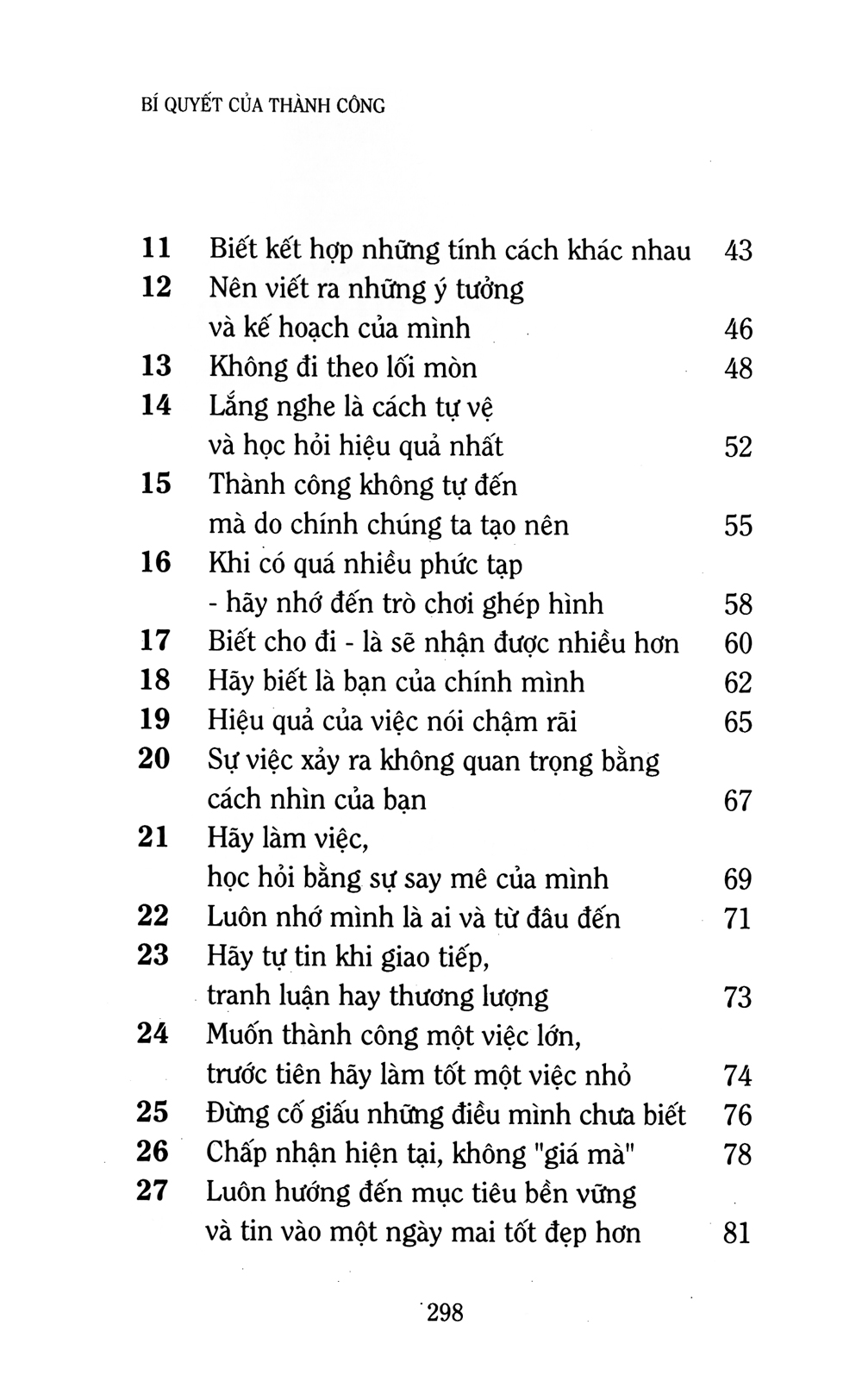 bí quyết của thành công (khổ lớn) (tái bản 2019)