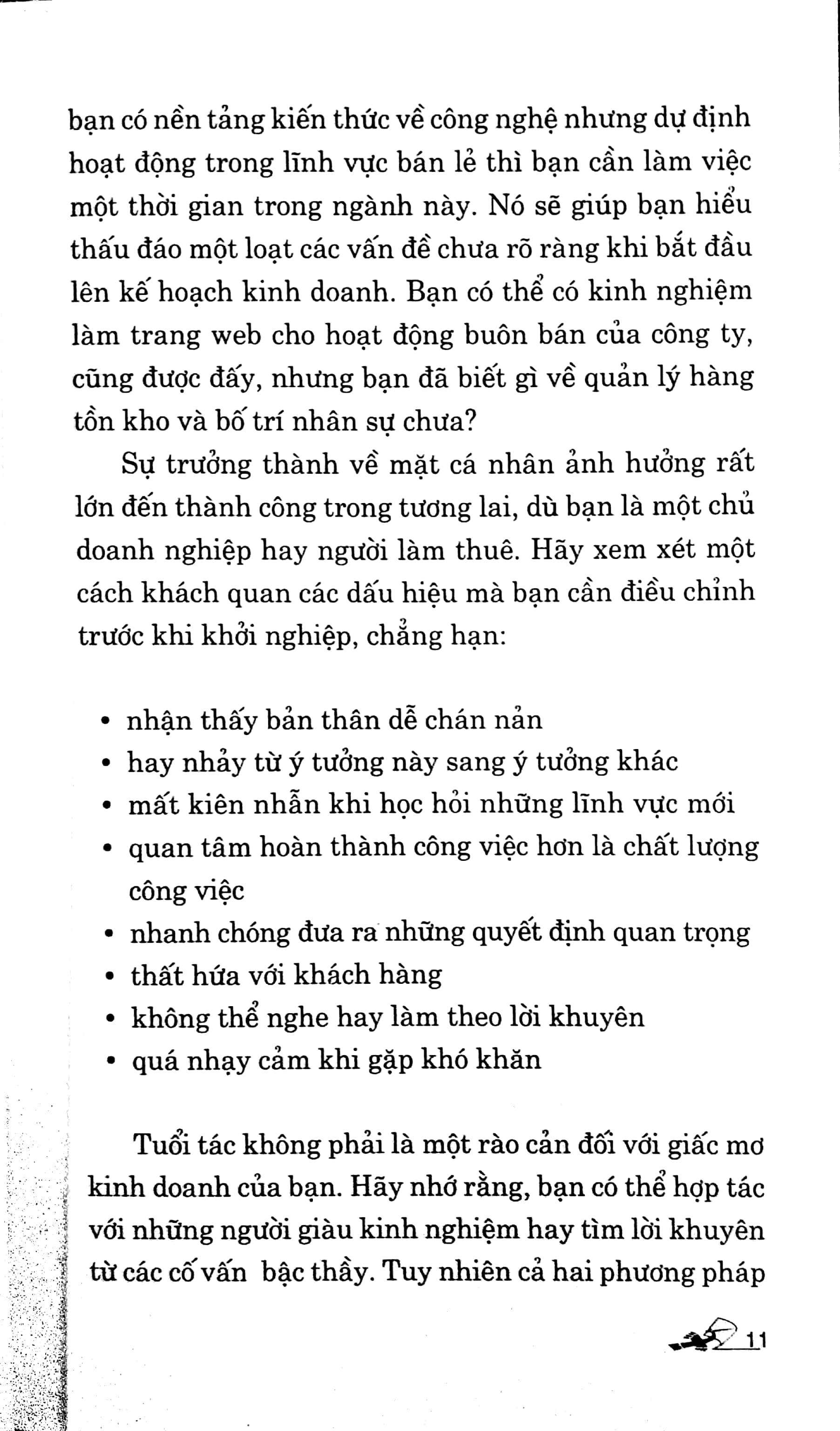 bí quyết dành cho người khởi nghiệp
