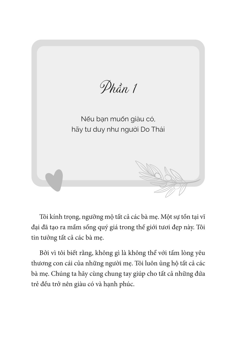 bí quyết dạy con về tiền bạc của mẹ do thái