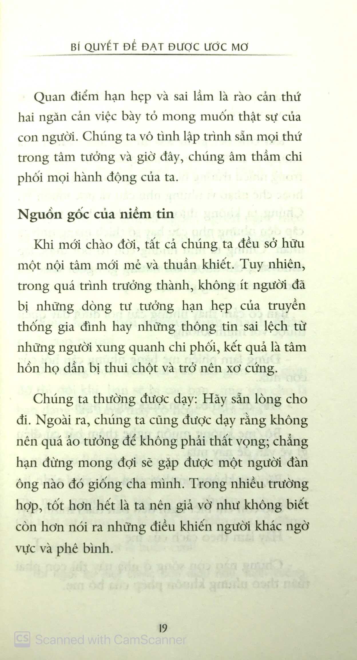 bí quyết để đạt được ước mơ