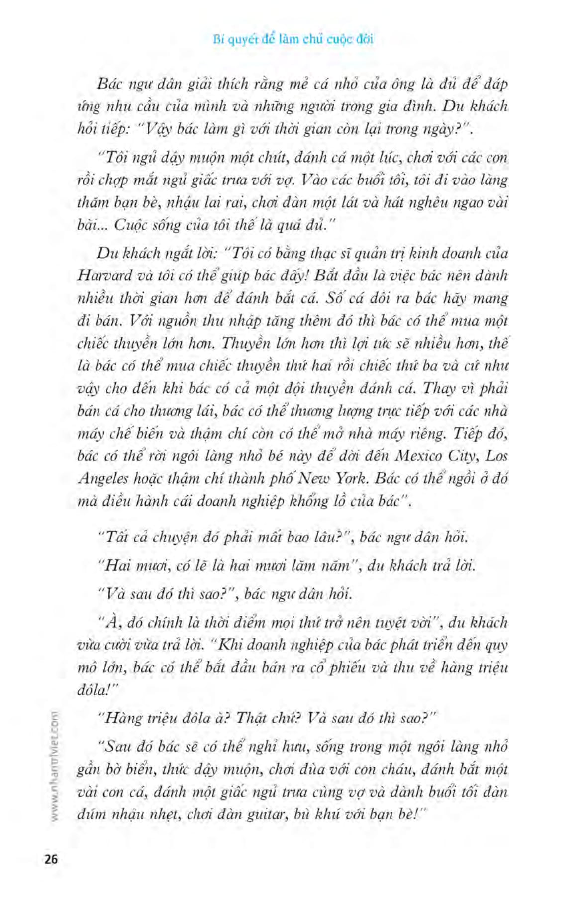 bí quyết để làm chủ cuộc đời và trở thành con người như bạn muốn