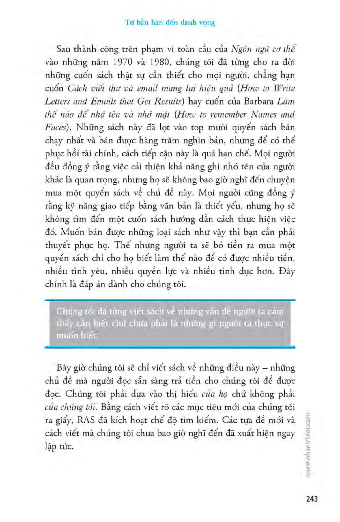 bí quyết để làm chủ cuộc đời và trở thành con người như bạn muốn