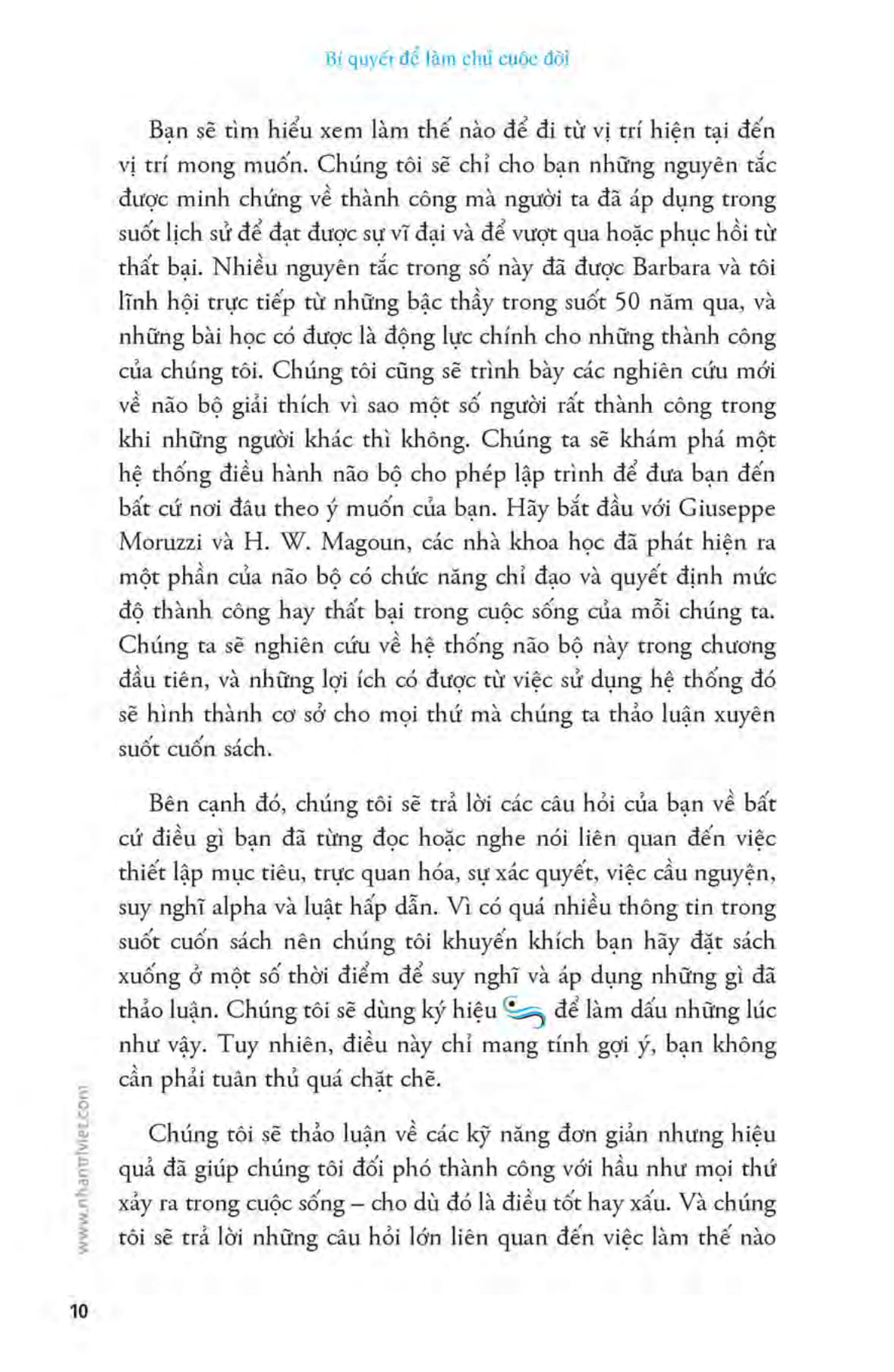 bí quyết để làm chủ cuộc đời và trở thành con người như bạn muốn