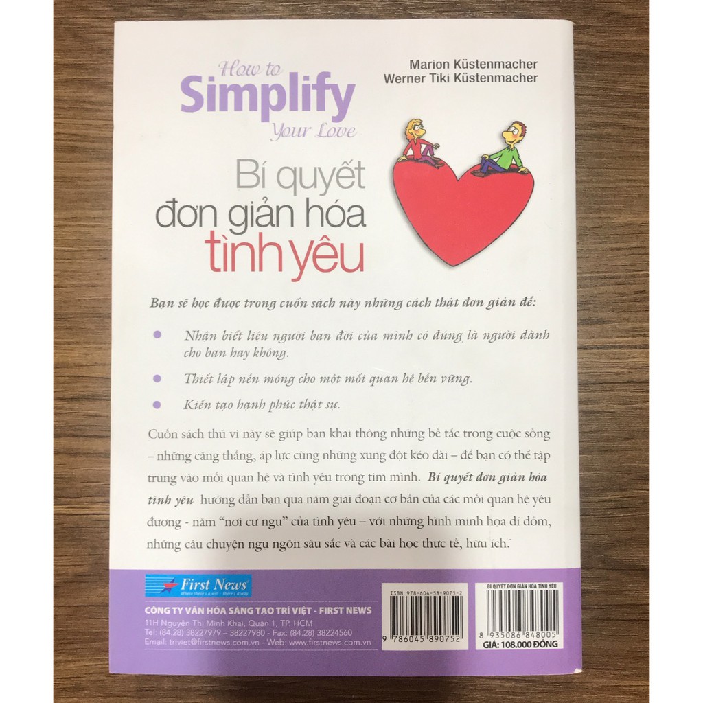 bí quyết đơn giản hóa tình yêu (tái bản 2019)