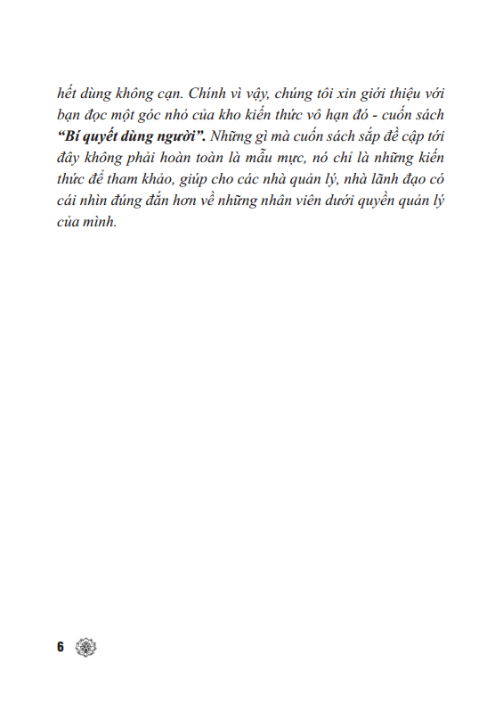 bí quyết dùng người (tái bản 2023)