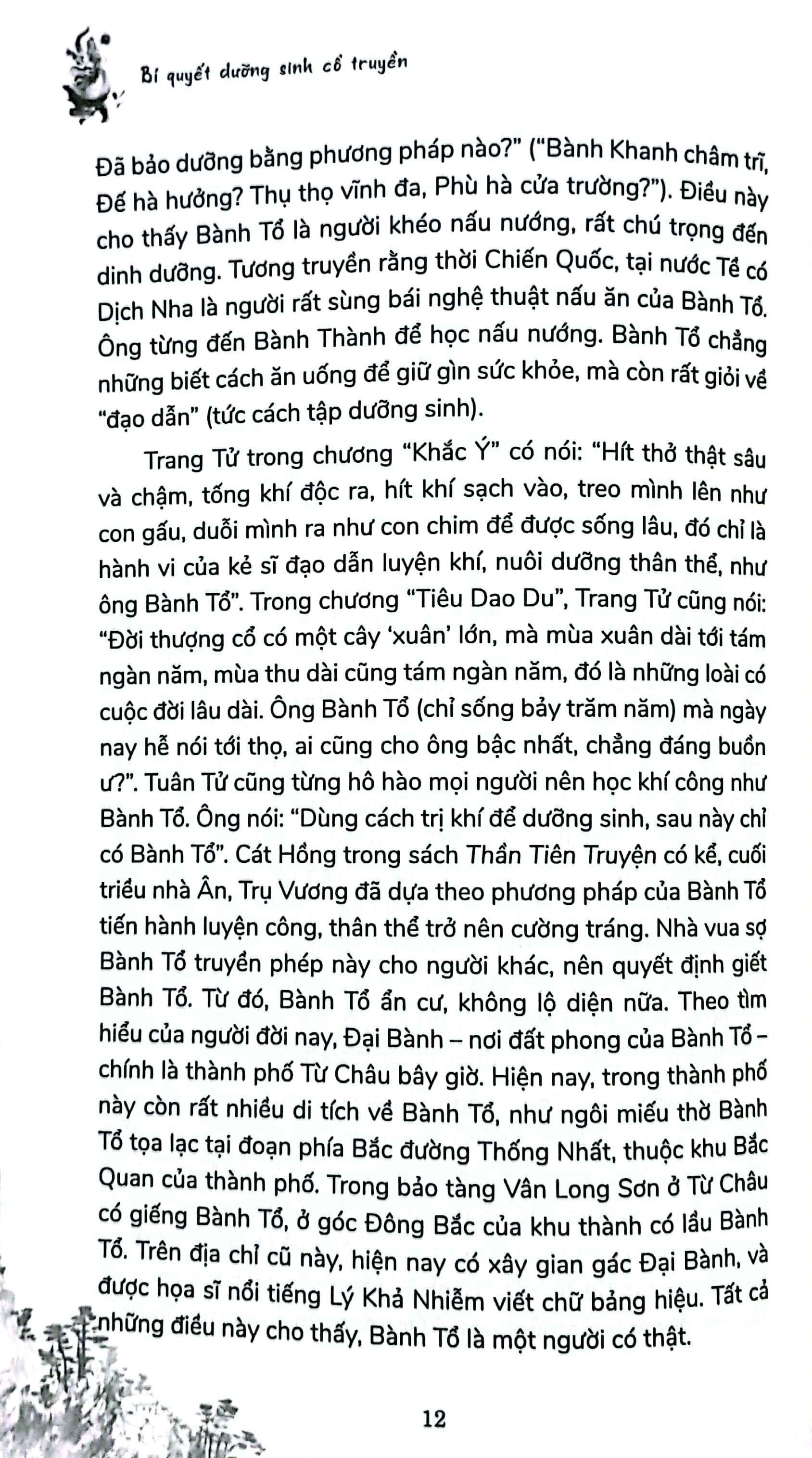 bí quyết dưỡng sinh cổ truyền - khí công và ẩm thực