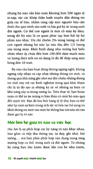 bí quyết học nhanh nhớ lâu (tái bản 2020)