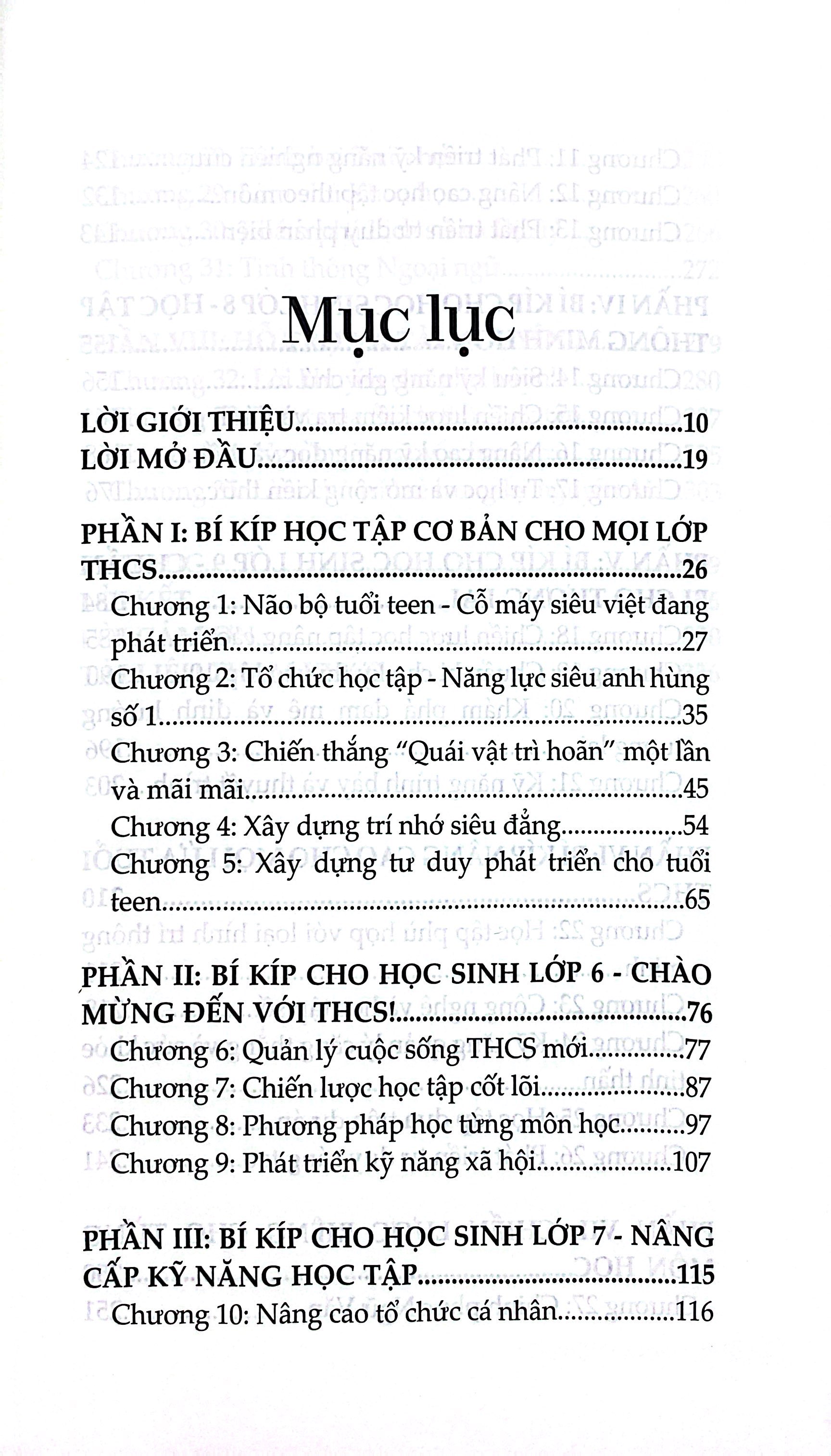 Bi Quyet Hoc Tap Sieu Dang - 3S Super Smart Study - Tap 2 - Lop 6-9