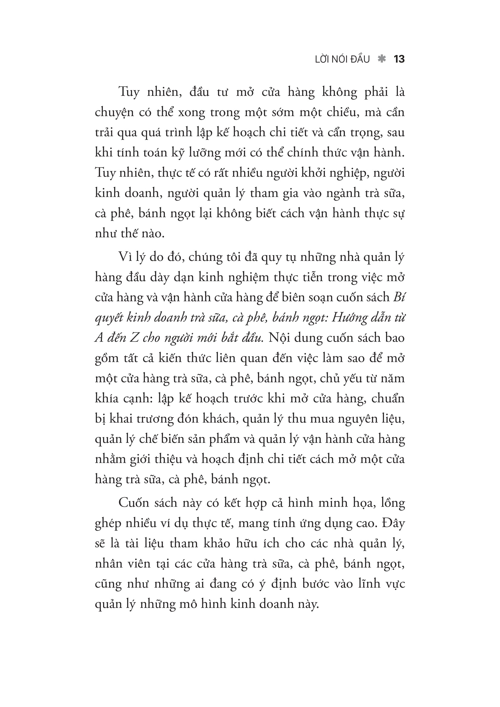 Bi Quyet Kinh Doanh Tra Sua - Ca Phe - Banh Ngot