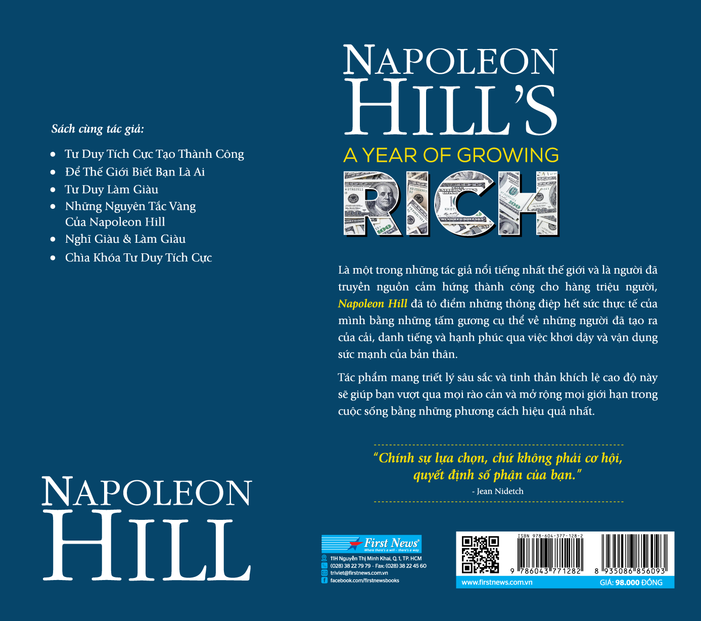 bí quyết làm giàu của napoleon hill (tái bản)