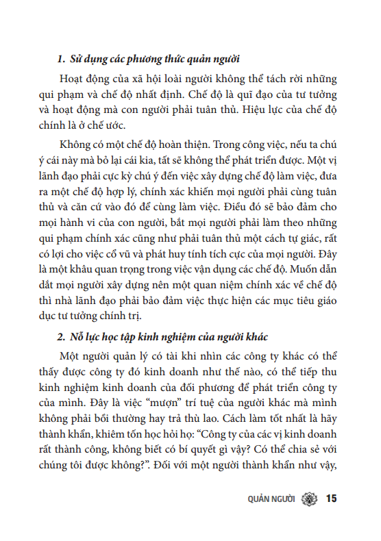 bí quyết quản người (tái bản 2023)