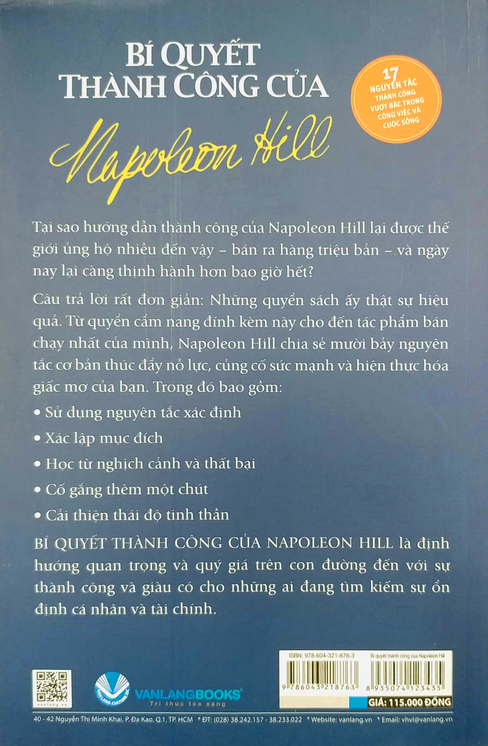 bí quyết thành công của napoleon hill