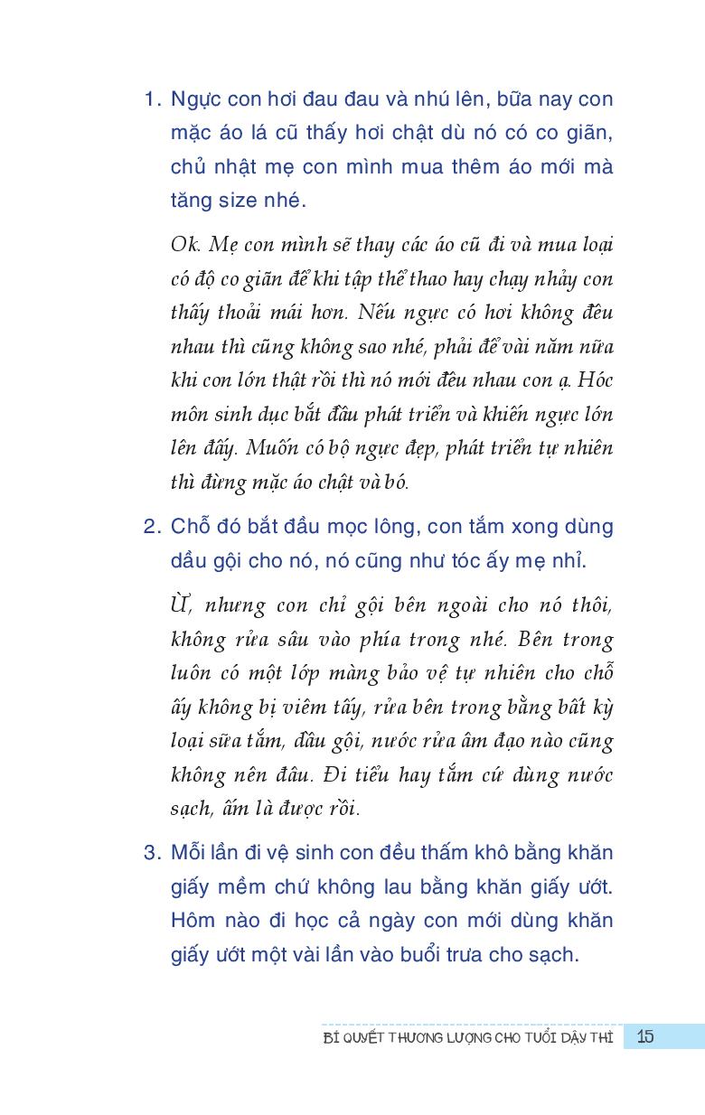 Bí Quyết Thương Lượng Cho Tuổi Dậy Thì