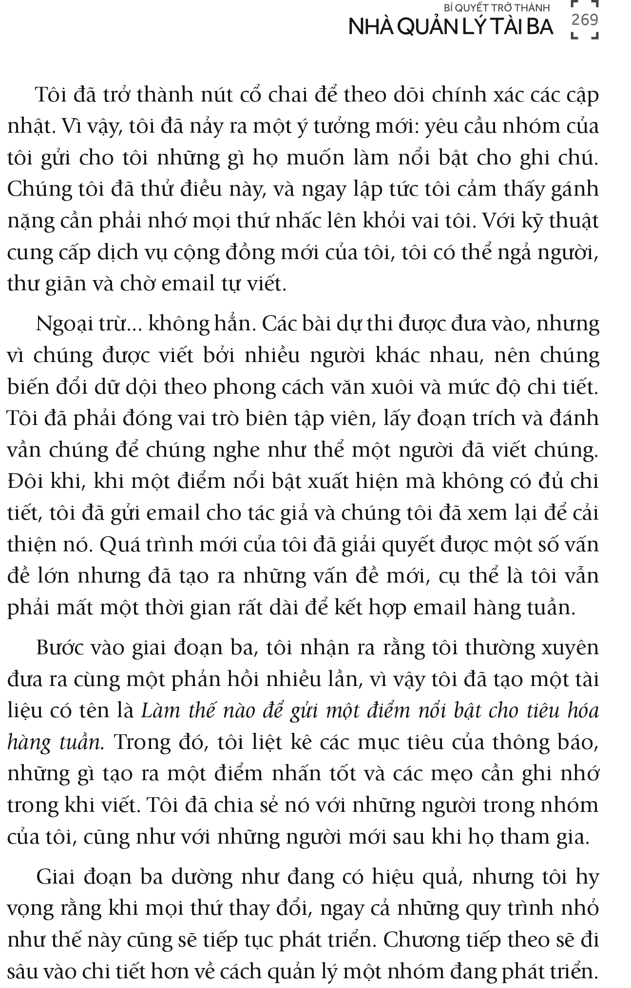 bí quyết trở thành nhà quản lý tài ba