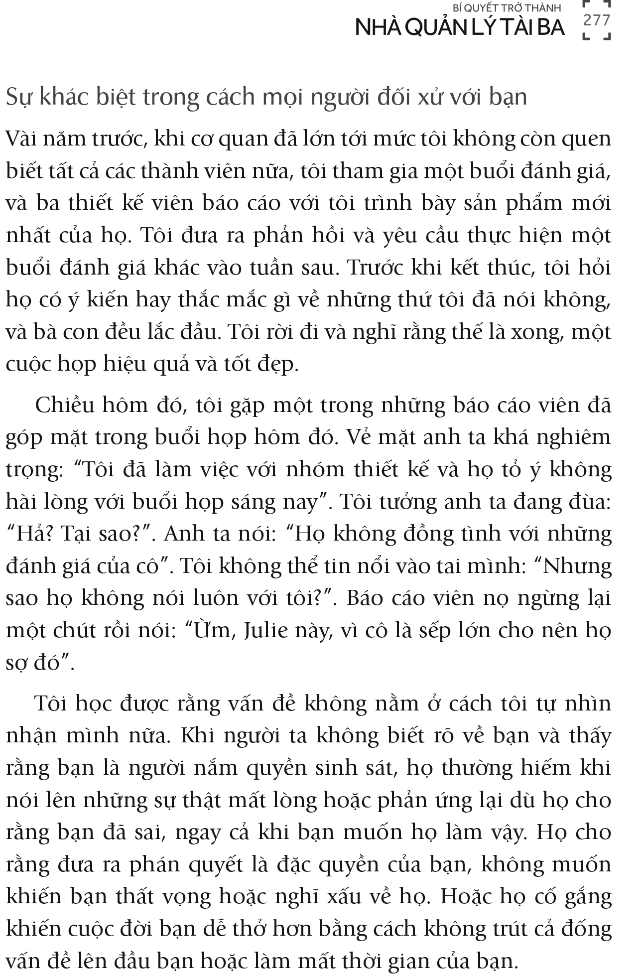 bí quyết trở thành nhà quản lý tài ba