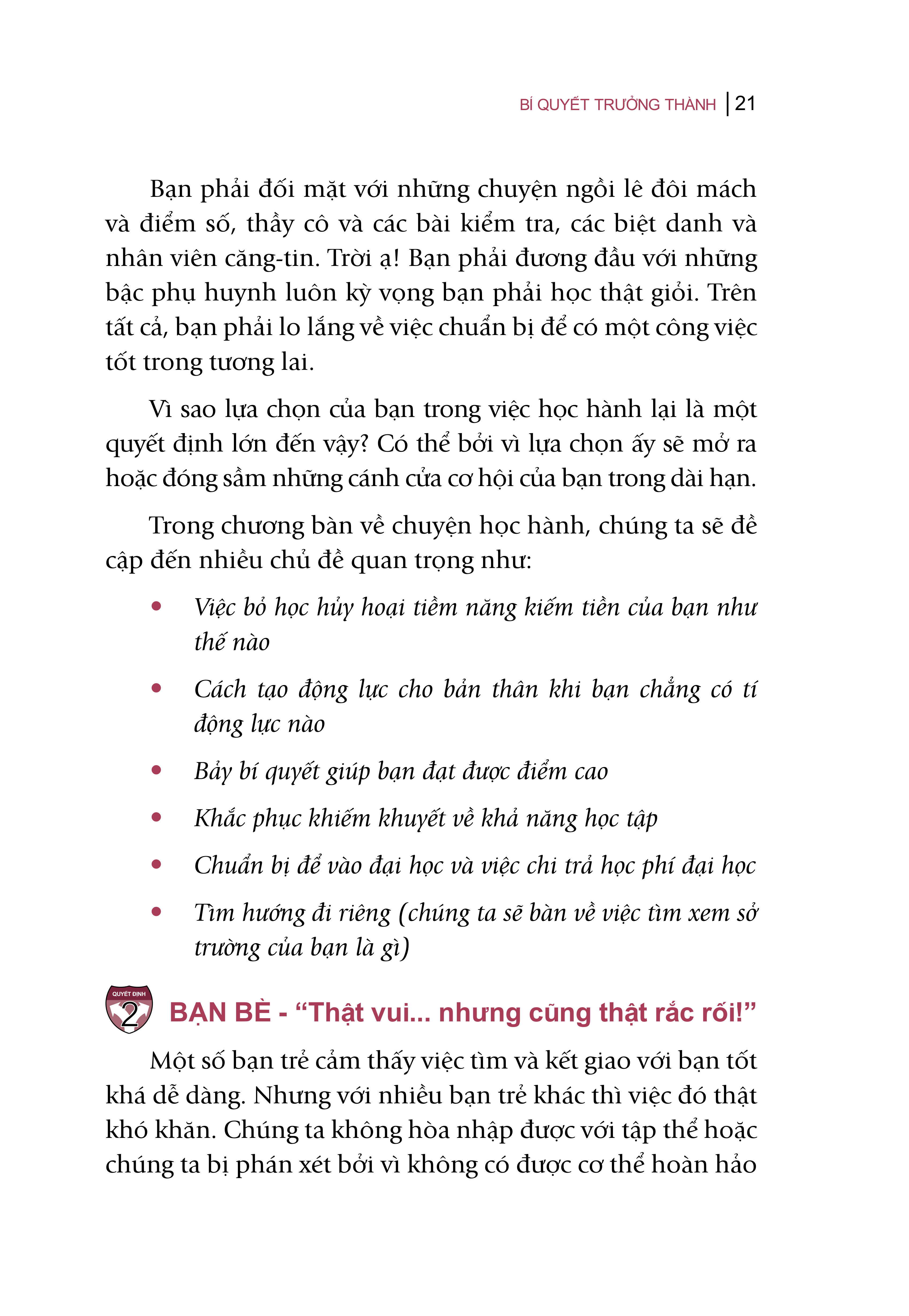 bí quyết trưởng thành (tái bản 2021)