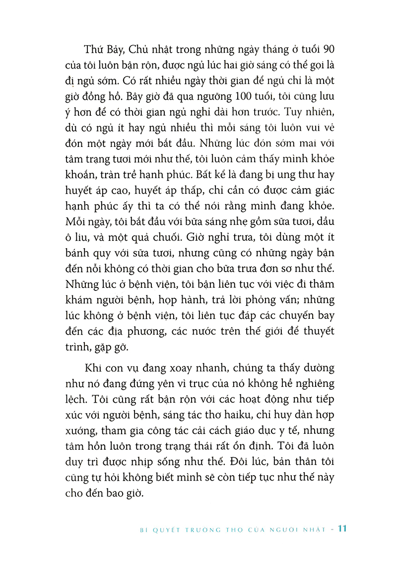 bí quyết trường thọ của người nhật