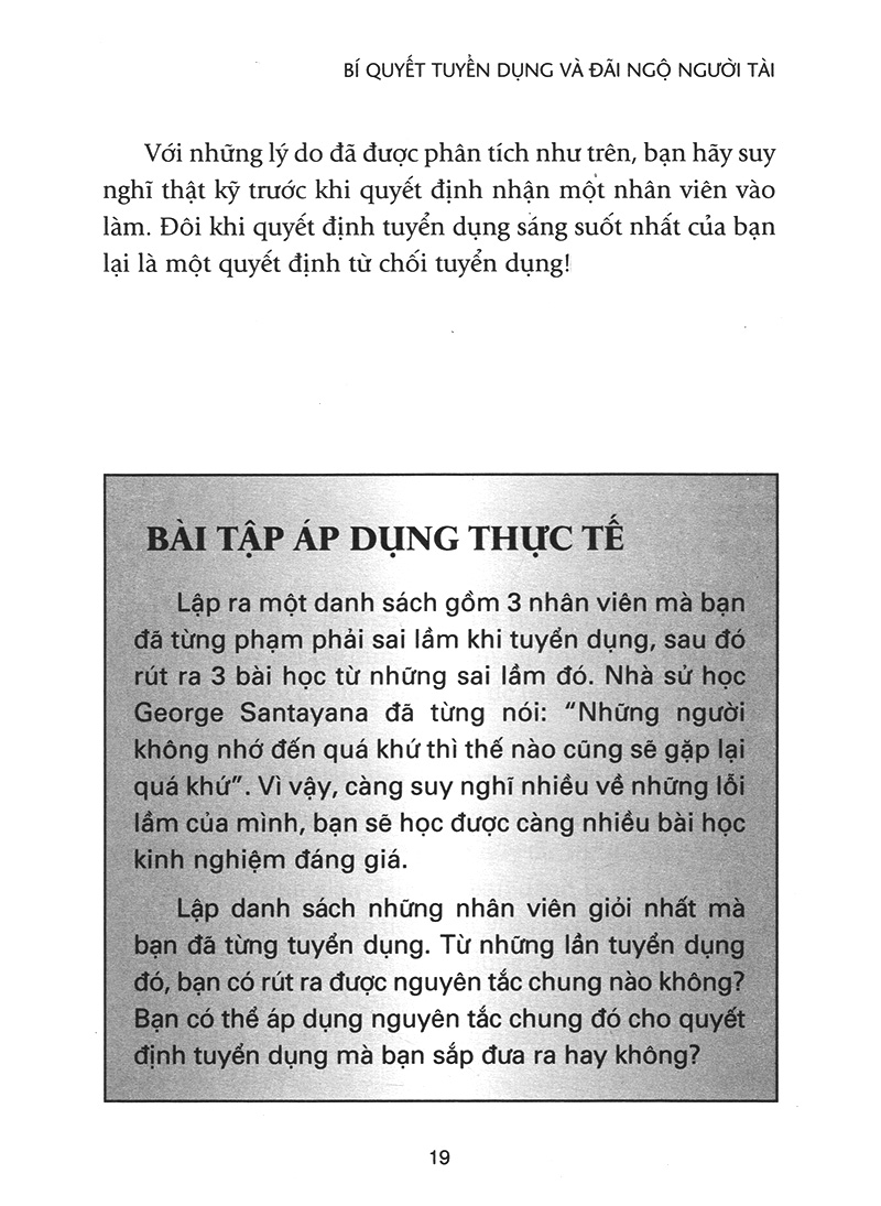 bí quyết tuyển dụng & đãi ngộ người tài (tái bản)