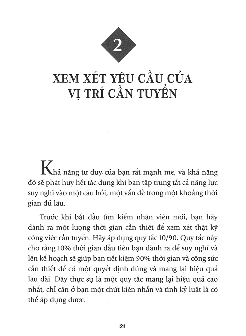 bí quyết tuyển dụng & đãi ngộ người tài (tái bản)