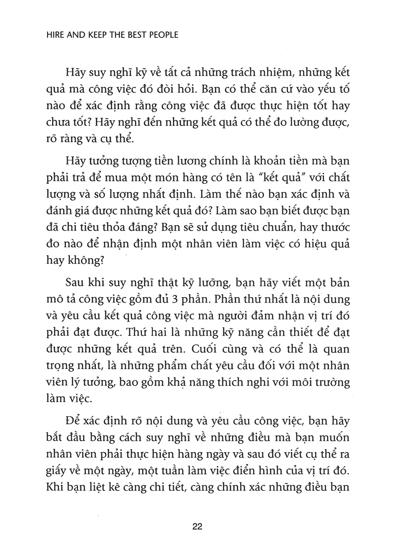 bí quyết tuyển dụng & đãi ngộ người tài (tái bản)