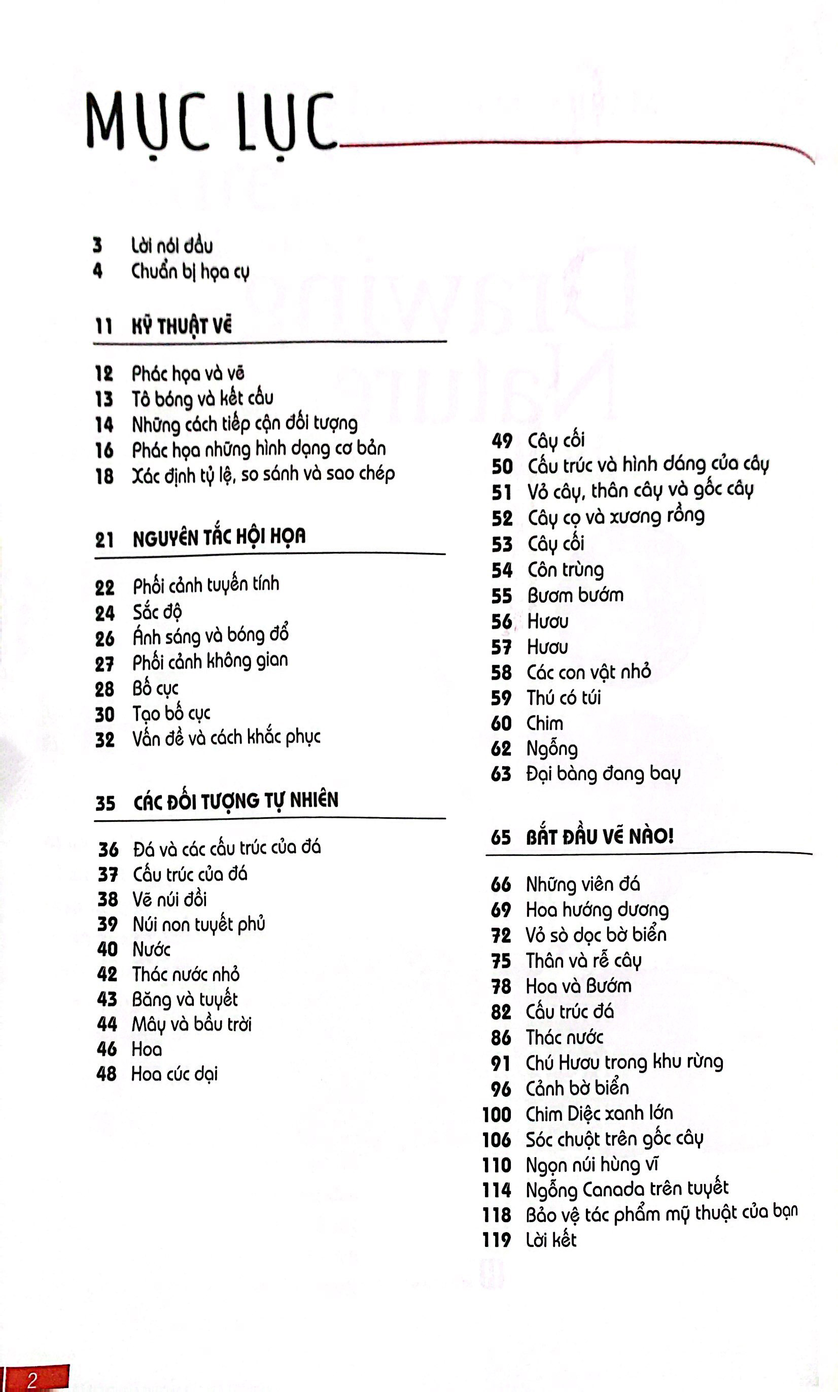 bí quyết vẽ phong cảnh tự nhiên - drawing nature for the absolute beginner (tái bản)