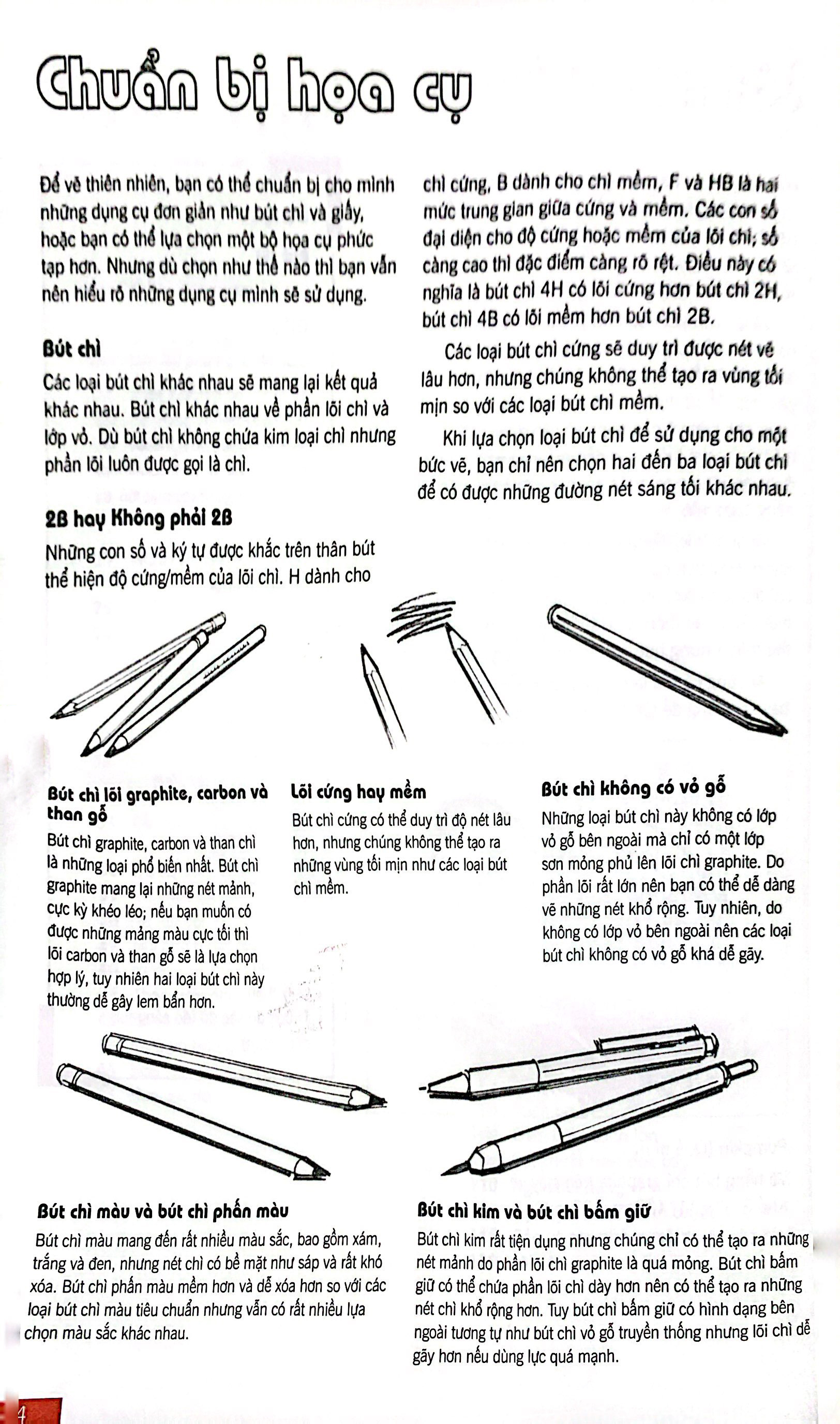 bí quyết vẽ phong cảnh tự nhiên - drawing nature for the absolute beginner (tái bản)