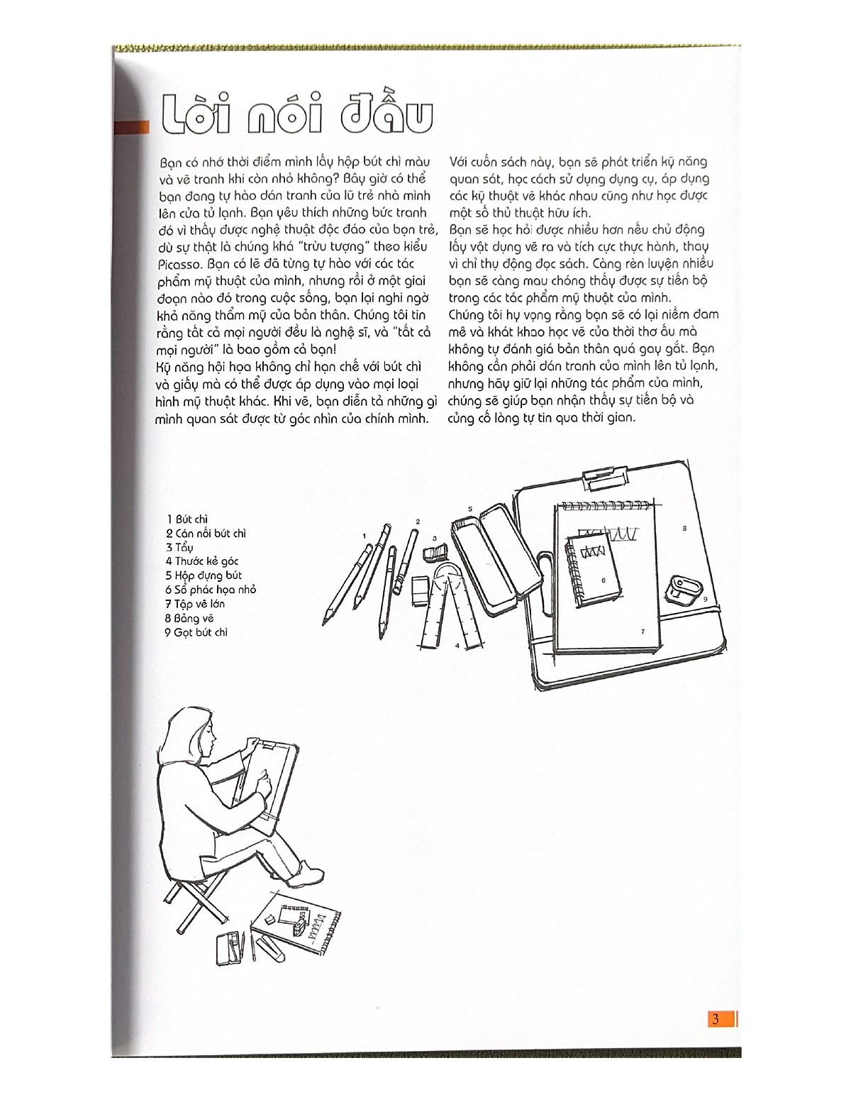 bí quyết vẽ tranh chì cho người mới bắt đầu (tái bản 2024)