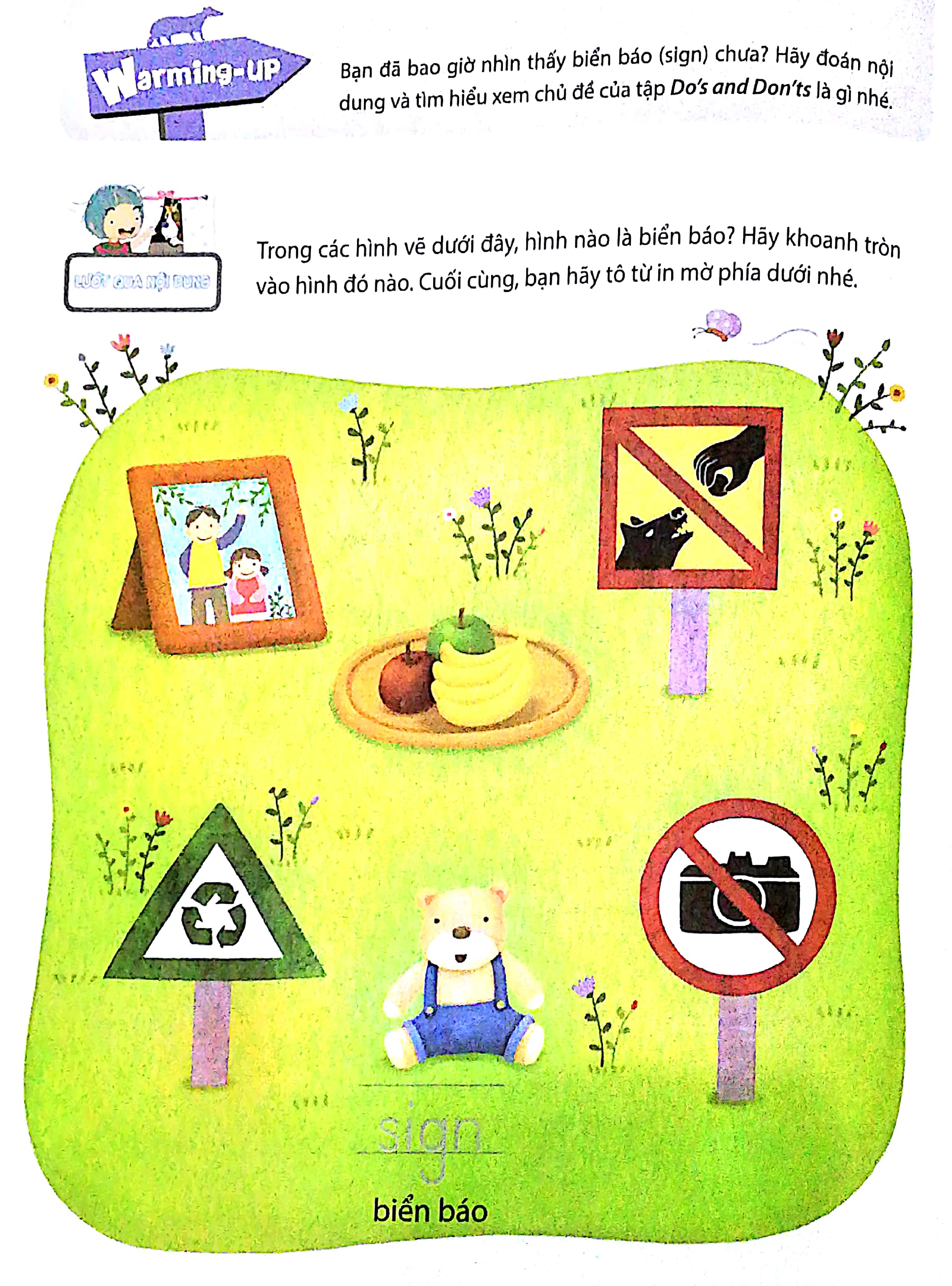 biển báo - sách bài tập