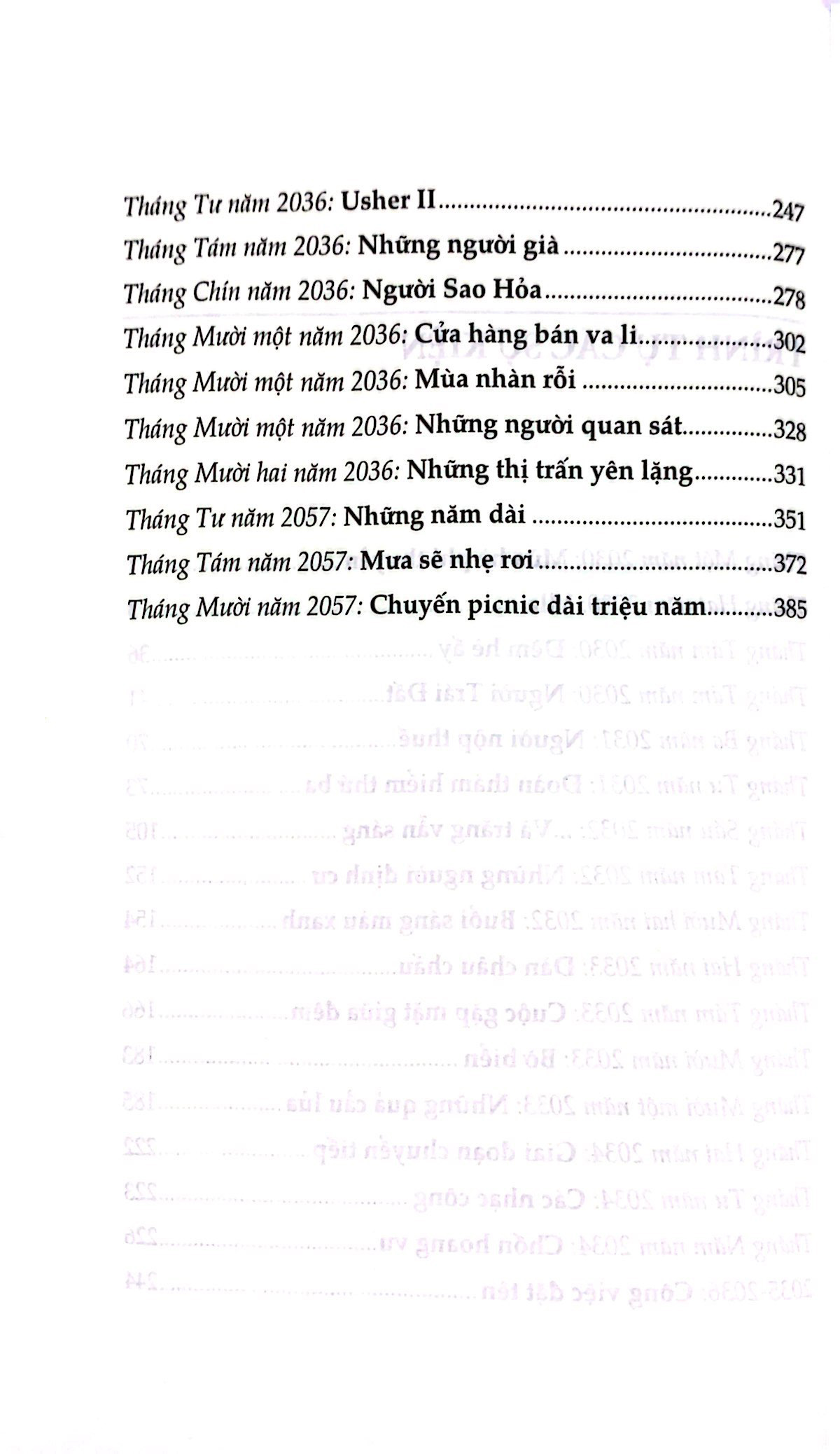 biên niên ký sao hỏa