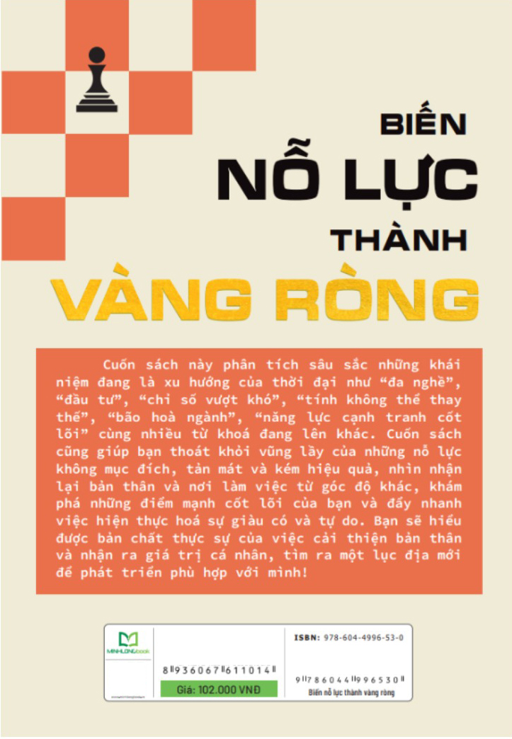 biến nỗ lực thành vàng ròng