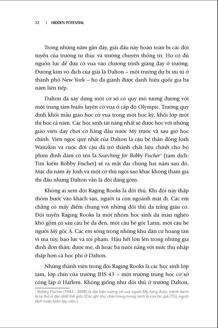 biến tiềm năng thành tài năng