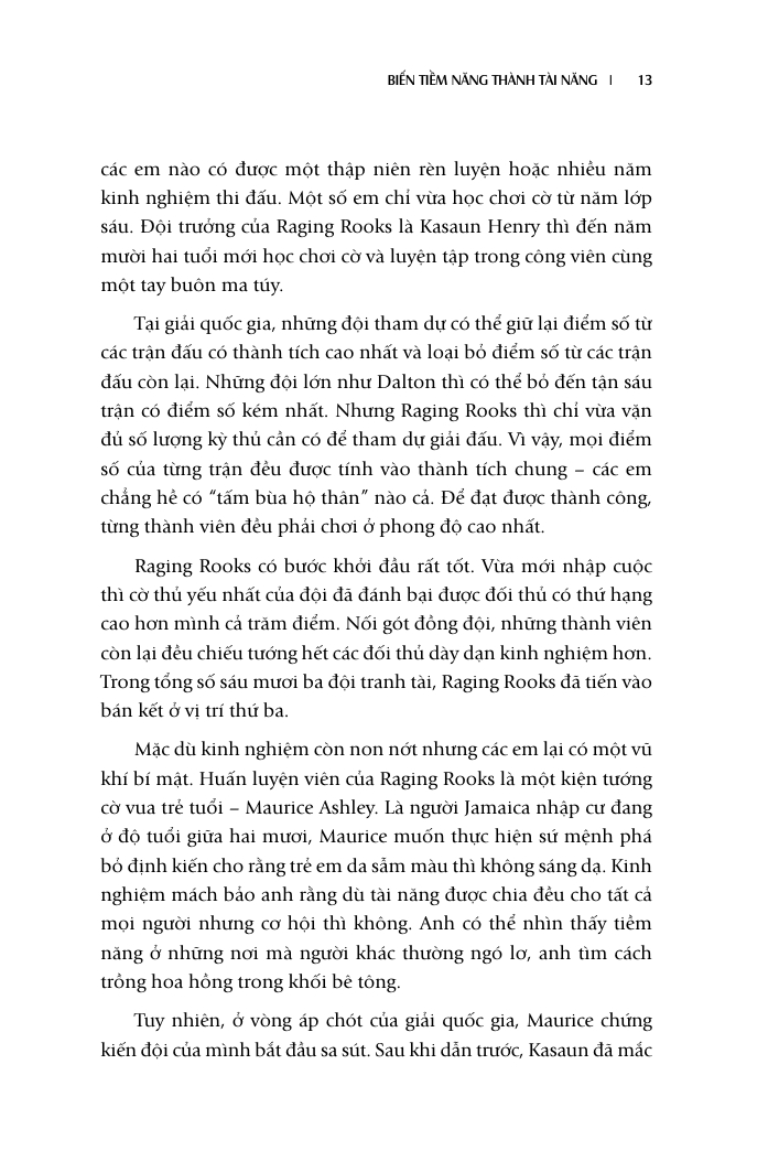 biến tiềm năng thành tài năng