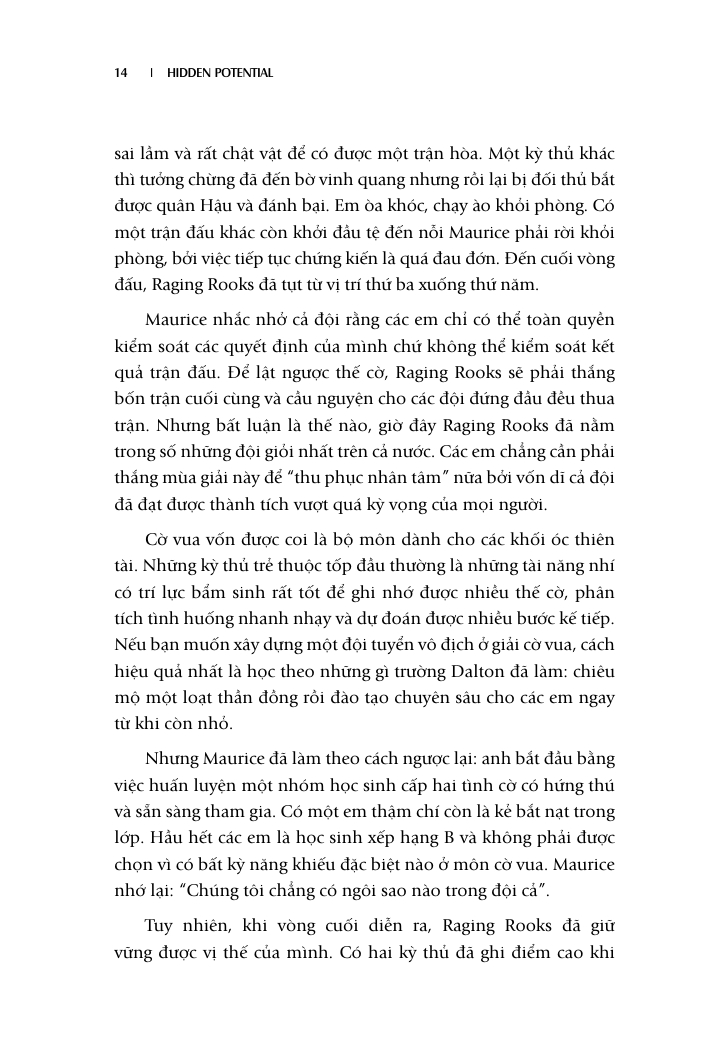 biến tiềm năng thành tài năng