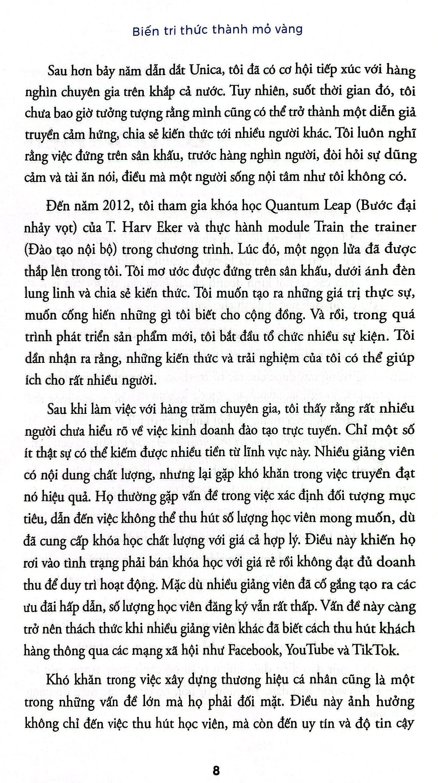 biến tri thức thành mỏ vàng