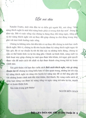 biết cách thích nghi - việc gì cũng thuận lợi (kỹ năng thích nghi) (dùng cho lứa tuổi học sinh phổ thông)