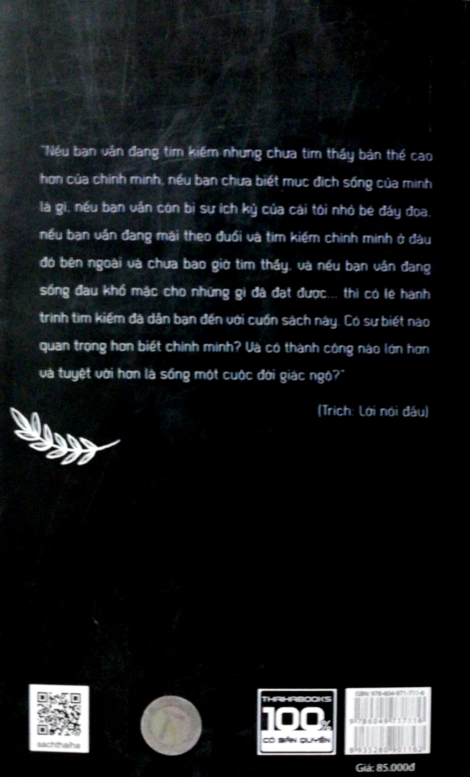 biết chính mình - cuốn sách thay đổi nhận thức (tái bản 2018)