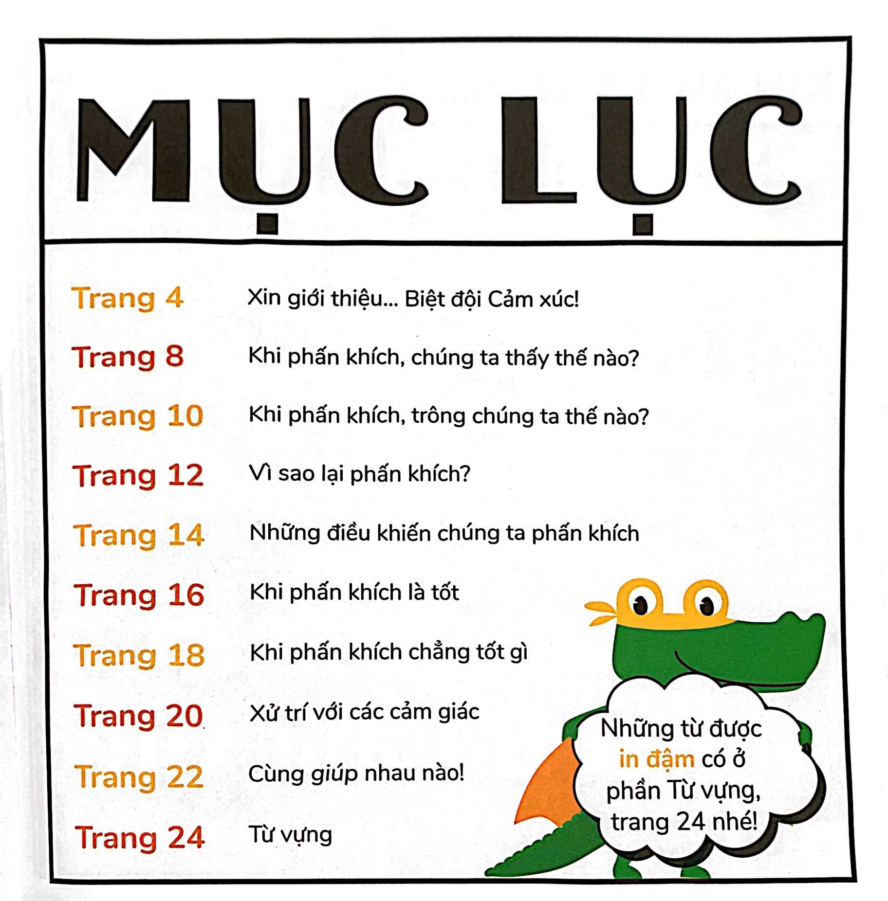 biệt đội cảm xúc - cá sấu phấn khích