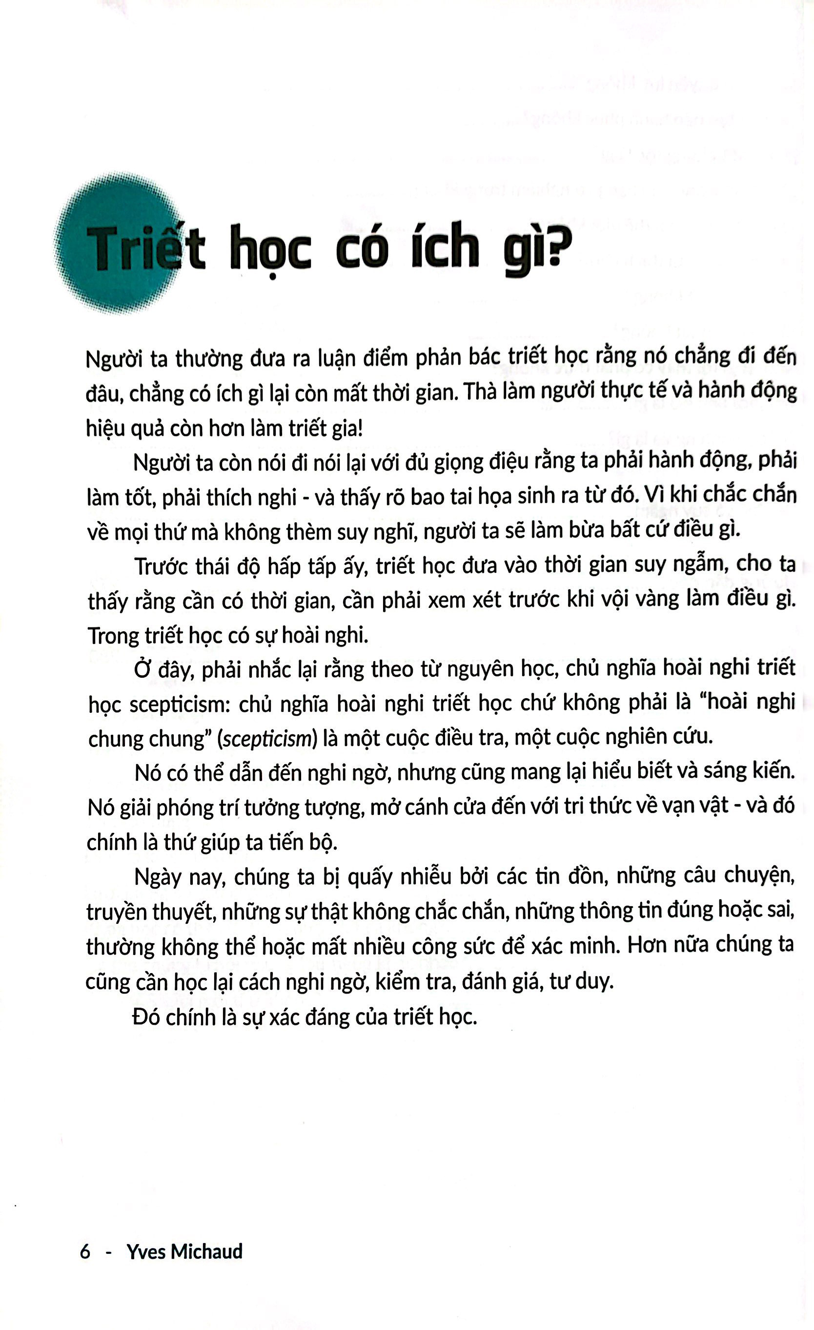 biết tuốt về triết - trò chuyện giữa triết gia và bạn trẻ về những vấn đề triết học căn bản