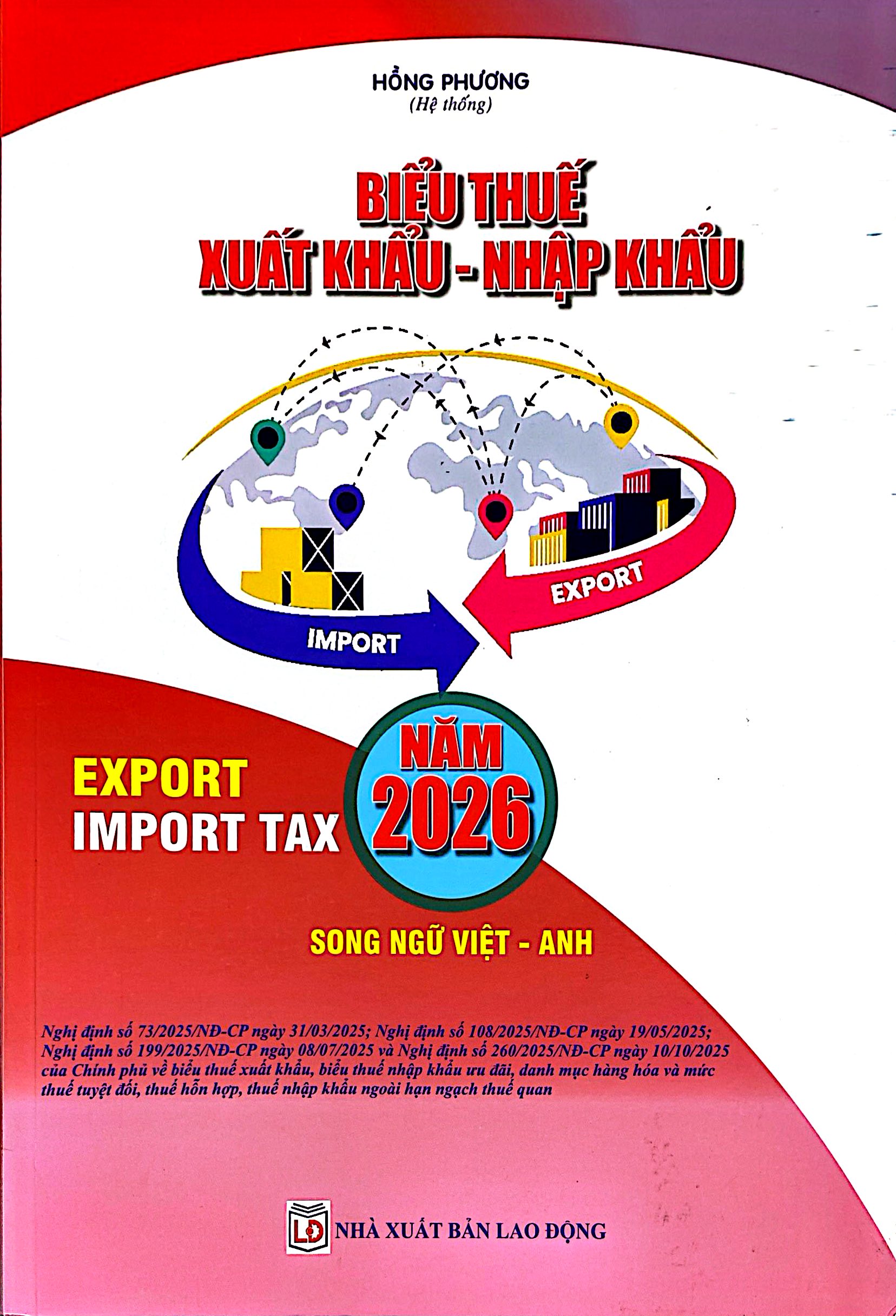 Biểu Thuế Xuất Khẩu - Nhập Khẩu Năm 2026 (Song Ngữ Anh - Việt)