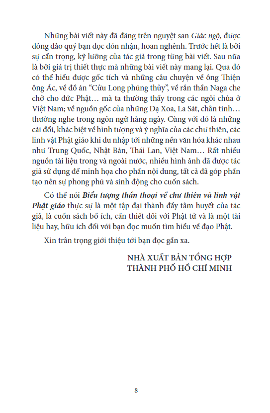 biểu tượng thần thoại về chư thiên và linh vật phật giáo (tái bản 2024)