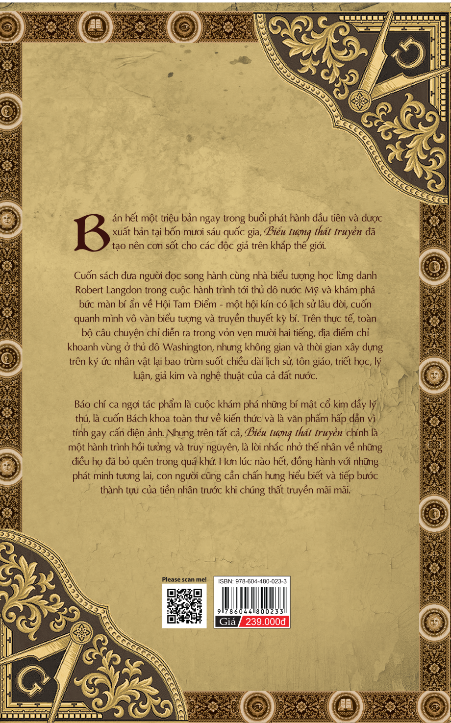 biểu tượng thất truyền - bìa cứng (tái bản 2023)