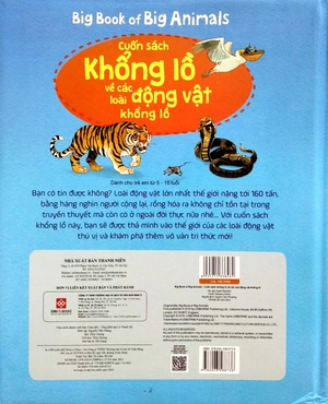 big book - cuốn sách khổng lồ về các loài động vật khổng lồ (tái bản 2018)