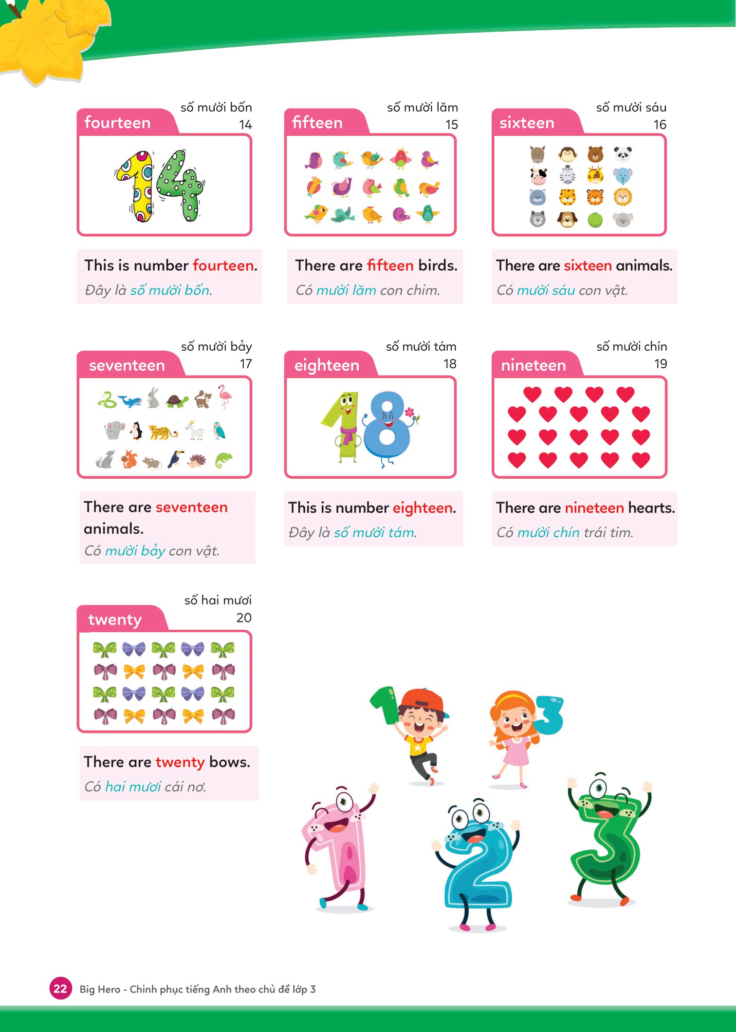 big hero chinh phục tiếng anh theo chủ đề lớp 3